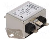Filter: anti-interference; single-phase; 250VAC; Ioper.max: 1A SCHURTER