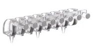 LIGHT PIPE, 8PIPE, 18.03MM, PRESS/BOARD