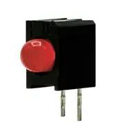 CKT BOARD INDICATOR, RED, 1.6MCD, T-1