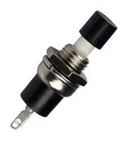 PB SW, SPST-NO-DM, 3A, 125VAC, PANEL