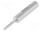 Tip; narrow spade; 1.6x0.4mm; for  soldering iron WELLER