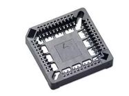 PLCC SOCKET, 44POS, 1.27MM, BLACK, DIP