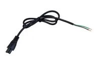 CABLE, IEC C5-FREE END, 2M, BLK
