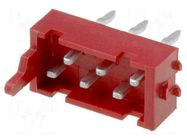 Connector: wire-board; socket; male; PIN: 6; 30V; 1A; straight; THT AMPHENOL COMMUNICATIONS SOLUTIONS