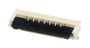 FFC/FPC CONN, R/A RCPT, 6POS, 1ROW