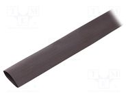 Heat shrink sleeve; thin walled,flexible; 2: 1; 19mm; black; reel HELLERMANNTYTON