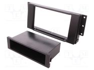 Radio frame; Land Rover; 2 DIN; black PER.PIC.