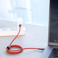 Baseus CATKLF-GG1 USB-C - USB-C PD QC cable 60W 3A 480Mb/s 1m - black and gray, Baseus