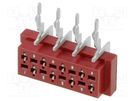 Wire-board; socket; female; PIN: 8; THT; on PCBs; 30V; 1A; -40÷105°C Amphenol Communications Solutions