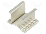 Heatsink: moulded; L: 13mm; W: 15mm; H: 10mm; 24K/W; copper; SMT FISCHER ELEKTRONIK