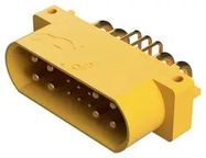 RECT PWR CONN, R/A PLUG, 17POS, PCB