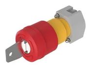 ACTUATOR, RED, PLASTIC, ROUND