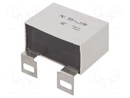 Capacitor: polypropylene; 2.5uF; 1000VDC; 600VAC; Ioper.max: 30A KEMET