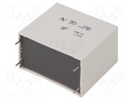 Capacitor: polypropylene; 15uF; ESR: 2.1mΩ; THT; ±5%; -40÷85°C; C4AT KEMET