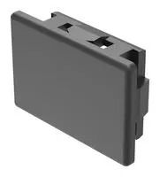 BLIND PLUG, PLASTIC, BLACK