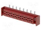 Wire-board; socket; female; PIN: 16; SMT; on PCBs; 30V; 1A; -40÷105°C Amphenol Communications Solutions