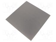 Shielding mat; 240x240x0.1mm; Permeability: 100; self-adhesive KEMET