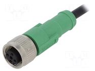 Cable: for sensors/automation; M12; PIN: 4; straight; 3m; plug; 4A PHOENIX CONTACT