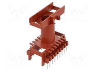 Coil former: with pins; plastic; THT; H: 32mm; X1: 40.64mm; 2x9 WEISSER