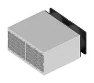 FAN COOLED HEAT SINK, 237 M3/H, 24VDC