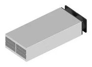 FAN COOLED HEAT SINK, 107 M3/H, 24VDC