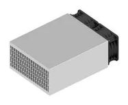 FAN COOLED HEAT SINK, 222 M3/H, 12VDC