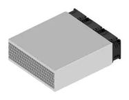 FAN COOLED HEAT SINK, 230 M3/H, 48VDC