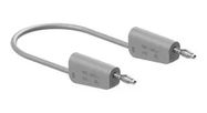 STACK 4MM BANANA PLUG-PLUG, GREY, 32A/2M