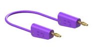 STACK 4MM BANANA PLUG-PLUG/VIOLET/32A/1M