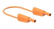 STACK 4MM BANANA PLUG-PLUG, ORG, 32A, 2M