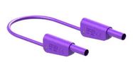 STACK 4MM BANANA PLUG-PLUG, VIOLET, 32A