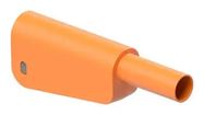 BANANA TEST CONN, PLUG, 19A, ORANGE, CBL