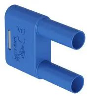 BANANA TEST CONN, PLUG, 32A, BLUE, CABLE