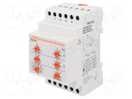 Voltage monitoring relay; for DIN rail mounting; PMV; DPDT LOVATO ELECTRIC