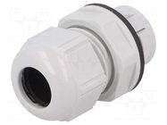 Cable gland; IP68; polyamide; light grey; push-in; SKINTOP® LAPP