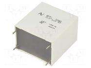 Capacitor: polypropylene; 9uF; 600VDC; 350VAC; Ioper.max: 29A; THT KEMET