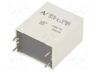 Capacitor: polypropylene; 3.3uF; THT; ESR: 2.4mΩ; C4AT; ±5%; 600VDC KEMET