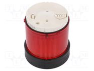 Signaller: lighting; bulb BA15D; red; 0÷250VDC; 0÷250VAC; IP65 