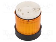 Signaller: lighting; LED; orange; 24VDC; 24VAC; IP65; Ø70mm 