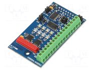 Extension module; 63.5x37.5mm; Micro-MaTch,screw terminal BRIDGETEK