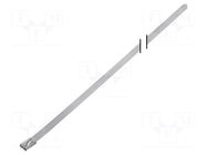 Cable tie; L: 520mm; W: 7.9mm; stainless steel AISI 304; 1112N RAYCHEM RPG