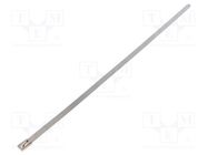 Cable tie; L: 360mm; W: 7.9mm; stainless steel AISI 304; 1112N RAYCHEM RPG