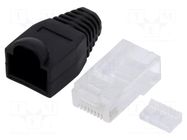 Connector: RJ45; plug; PIN: 8; Cat: 6; unshielded,with protection LOGILINK