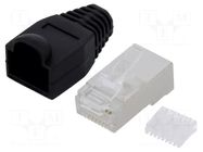 Connector: RJ45; plug; PIN: 8; Cat: 6; shielded,with protection LOGILINK
