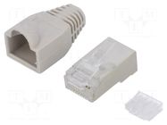 Connector: RJ45; plug; PIN: 8; Cat: 6; shielded,with protection LOGILINK