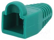 RJ45 plug boot; 5.8mm; green LOGILINK