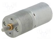 Motor: DC; with gearbox; LP; 12VDC; 1.1A; Shaft: D spring; 14rpm POLOLU
