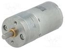 Motor: DC; with gearbox; LP; 12VDC; 1.1A; Shaft: D spring; 560rpm POLOLU