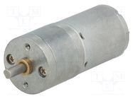 Motor: DC; with gearbox; HP; 12VDC; 5.6A; Shaft: D spring; 100rpm POLOLU
