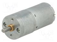 Motor: DC; with gearbox; HP; 12VDC; 5.6A; Shaft: D spring; 130rpm POLOLU